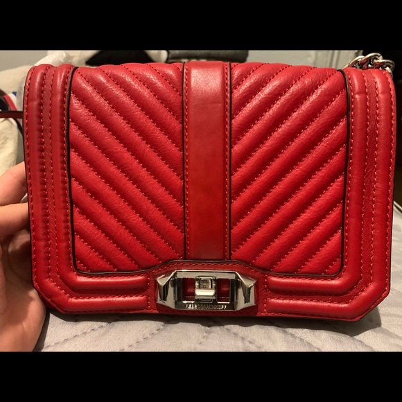 Rebecca Minkoff quilted leather love crossbody bag - Picture 3 of 6